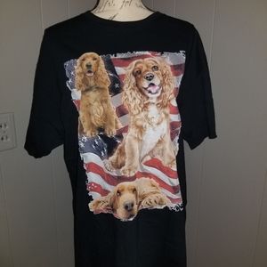 New Womens size Large black T-shirt